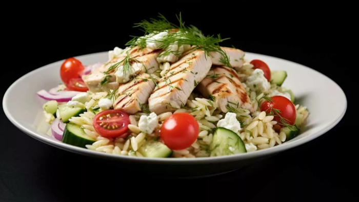 orzo__cooked_and_cooled__snapper_fillets